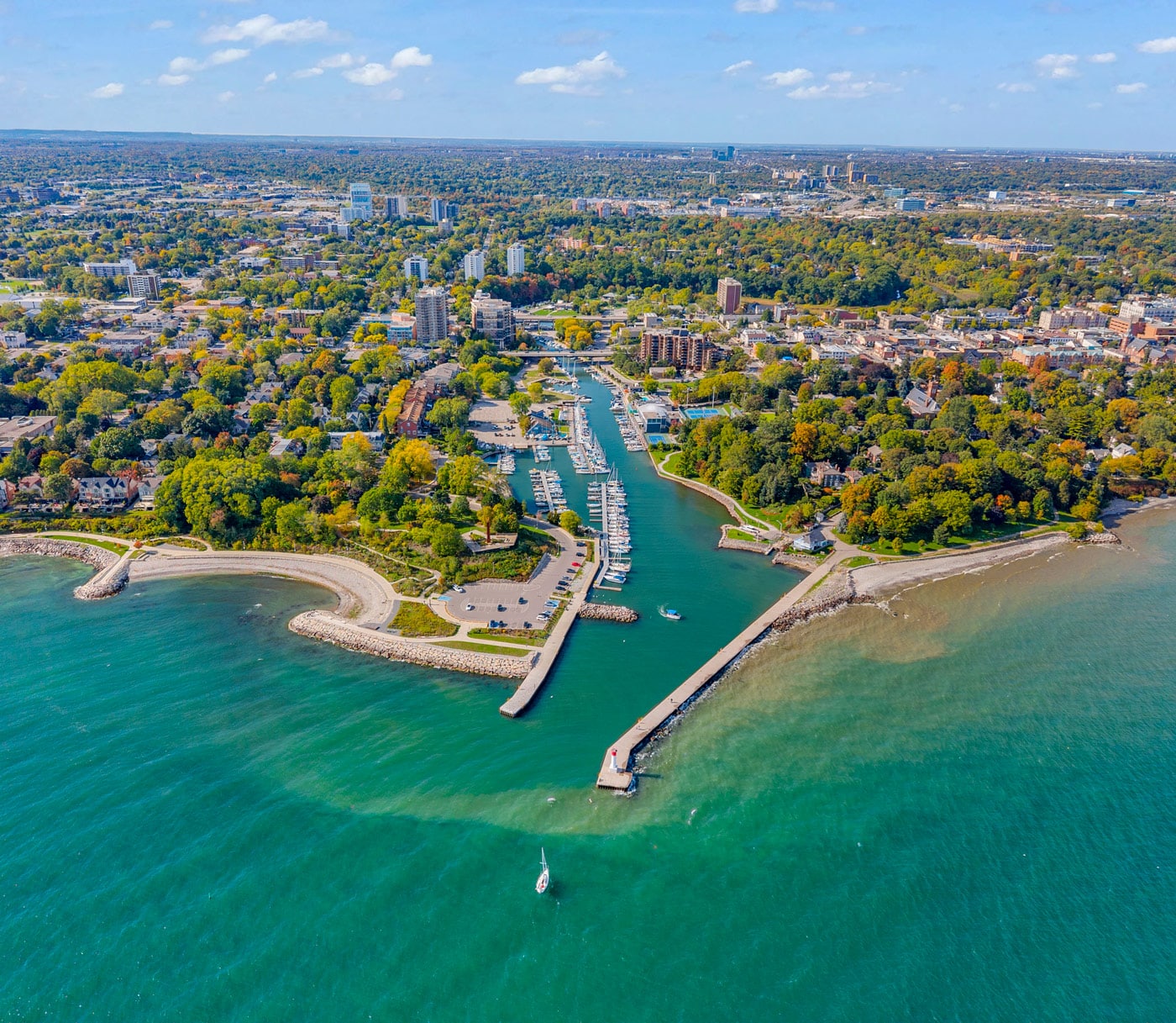 Aerial view of Kerr Village location