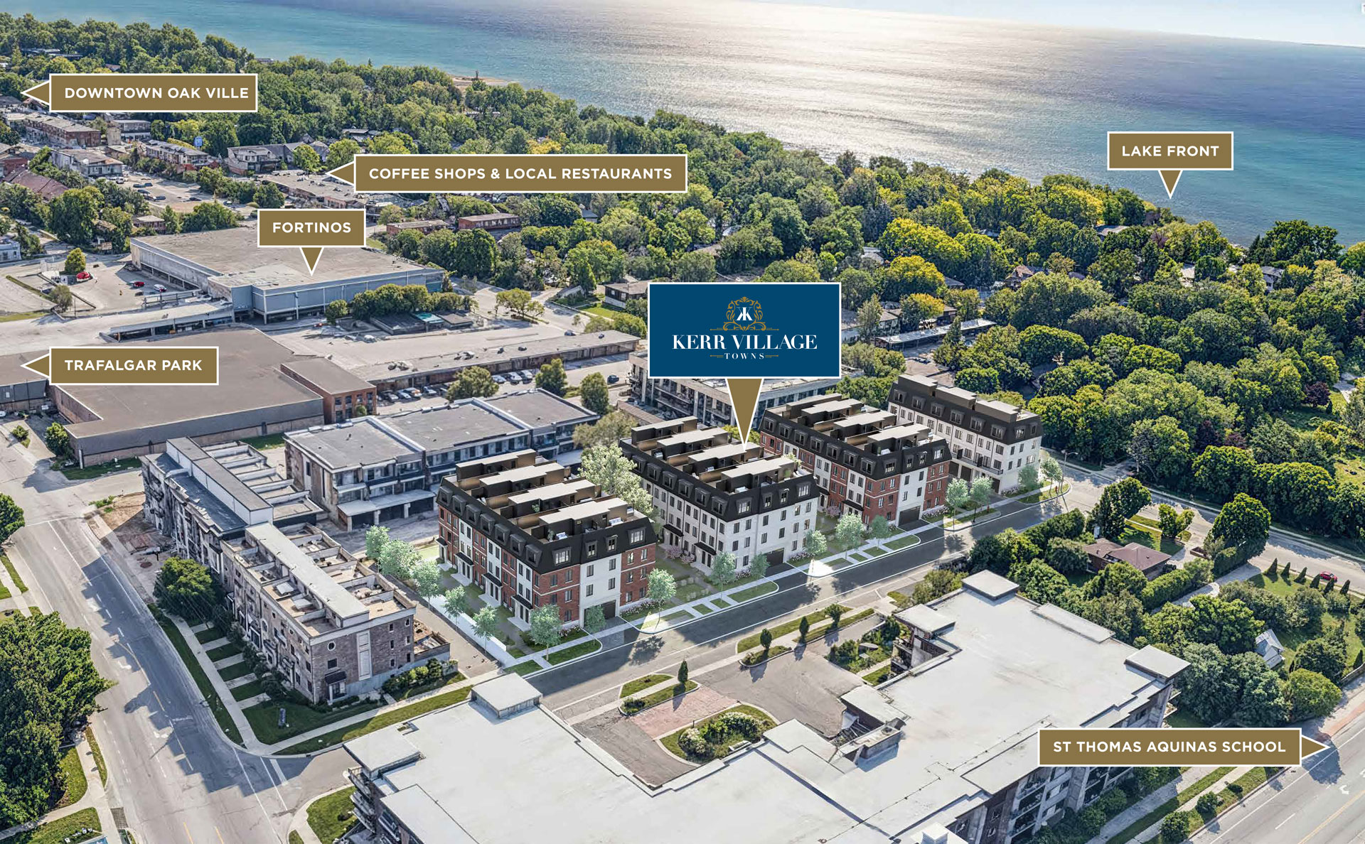 Kerr Village amenities map
